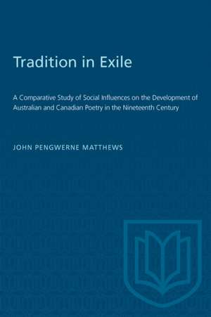 TRADITION EXILE COMPARATIVE STUDY SOCP de John Matthews