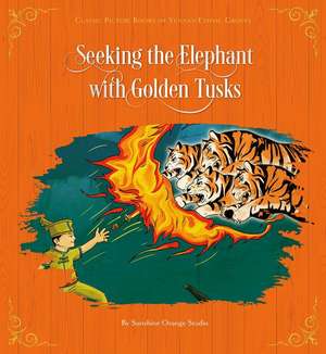 Seeking the Elephant with Golden Tusks de Sunshine Orange Studio