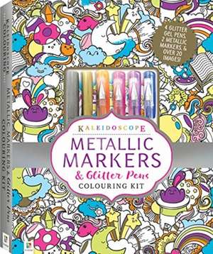 Kaleidoscope Colouring Metallic Pen Kit de Hinkler Books Hinkler Books