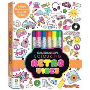 Kaleidoscope Colouring Kit Retro Vibes de Hinkler Pty Ltd