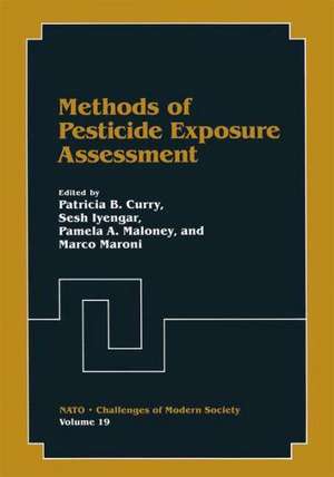 Methods of Pesticide Exposure Assessment de Patricia B. Curry