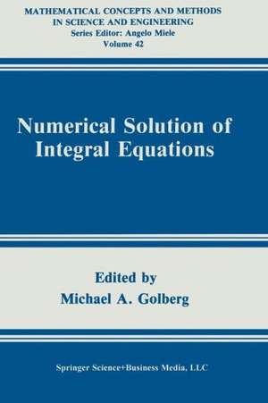 Numerical Solution of Integral Equations de Michael A. Golberg