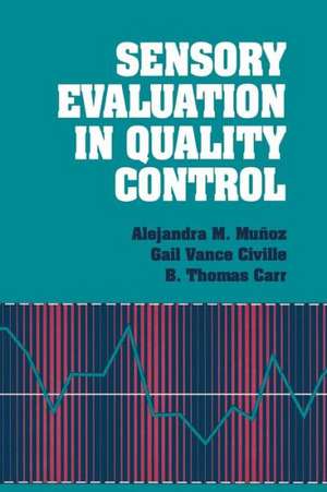 Sensory Evaluation in Quality Control de Alejandra M. Munoz