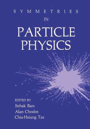 Symmetries in Particle Physics de Itzhak Bars