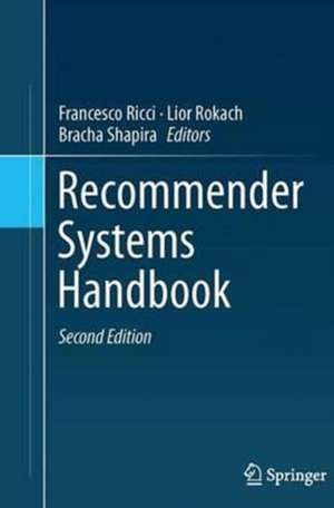 Recommender Systems Handbook de Francesco Ricci