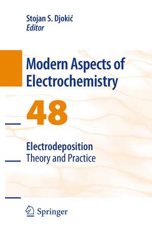 Electrodeposition: Theory and Practice de Stojan S. Djokic