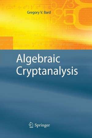 Algebraic Cryptanalysis de Gregory Bard