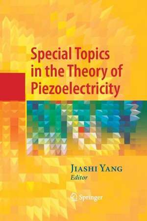 Special Topics in the Theory of Piezoelectricity de Jiashi Yang