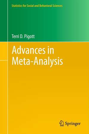 Advances in Meta-Analysis de Terri Pigott