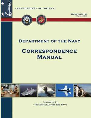 Correspondence Manual de Department of the Navy