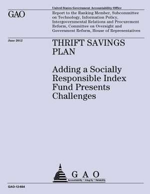 Thrift Savings Plan de U S Government Accountability Office