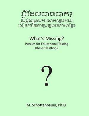 What's Missing? Puzzles for Educational Testing de M. Schottenbauer