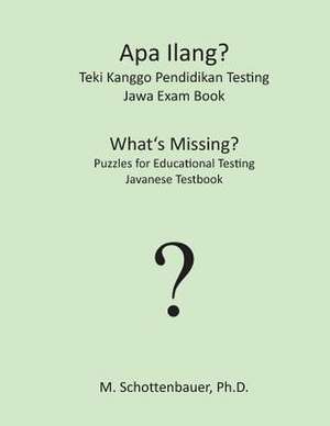 APA Ilang? Teki Kanggo Pendidikan Testing de M. Schottenbauer