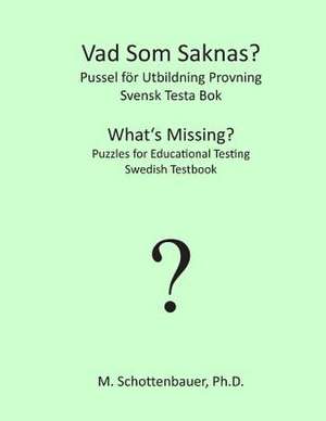 What's Missing? Puzzles for Educational Testing de M. Schottenbauer