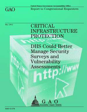 Critical Infrastructure Protection de Government Accountability Office (U S )