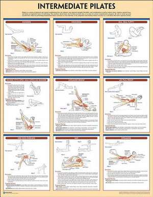 Intermediate Pilates Poster de Human Kinetics