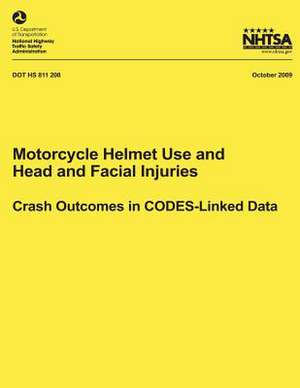 Motorcycle Helmet Use and Head and Facial Injuries de National Highway Traffic Safety Administ