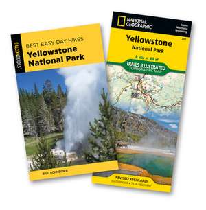 Best Easy Day Hiking Guide and Trail Map Bundle: Yellowstone National Park de Bill Schneider