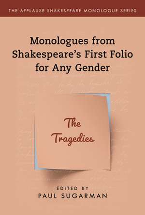 MONOLOGUES SHAKESPEARE ANY GENPB