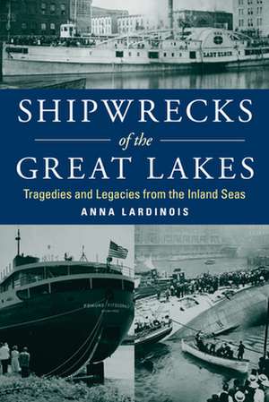 SHIPWRECKS OF THE GREAT LAKES de Anna Lardinois