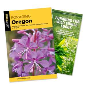 Foraging Oregon Guidebook and Folding Pocket Guide Bundle de Christopher Nyerges