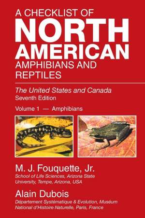 A Checklist of North American Amphibians and Reptiles de M. J. Fouquette Jr