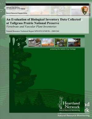 An Evaluation of Biological Inventory Data Collected at Tallgrass Prairie National Preserve de Michael H. Williams