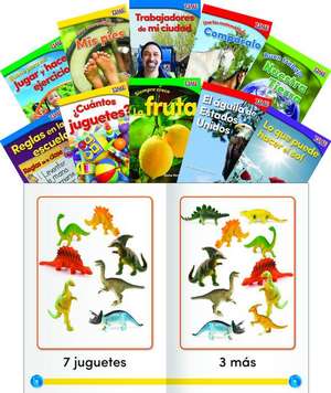 Time for Kids Informational Text Grade K Readers Set 2 10-Book Spanish Set de Teacher Created Materials