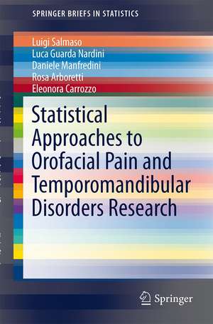 Statistical Approaches to Orofacial Pain and Temporomandibular Disorders Research de Daniele Manfredini