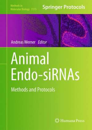 Animal Endo-SiRNAs: Methods and Protocols de Andreas Werner