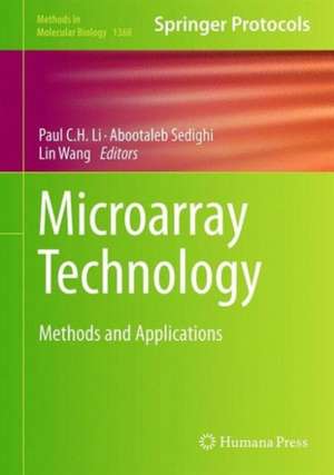 Microarray Technology: Methods and Applications de Paul C. H. Li