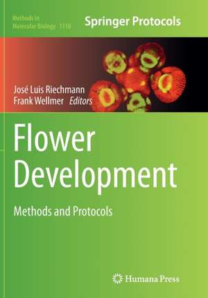 Flower Development: Methods and Protocols de José Luis Riechmann