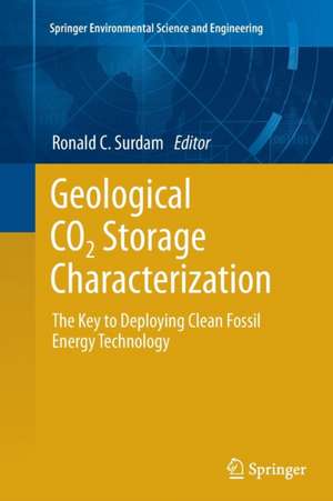 Geological CO2 Storage Characterization: The Key to Deploying Clean Fossil Energy Technology de Ronald C. Surdam