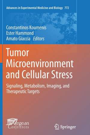 Tumor Microenvironment and Cellular Stress: Signaling, Metabolism, Imaging, and Therapeutic Targets de Constantinos Koumenis