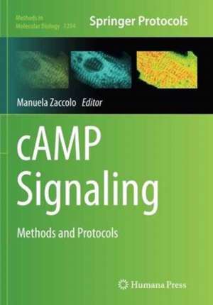 cAMP Signaling: Methods and Protocols de Manuela Zaccolo