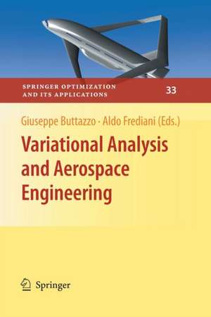 Variational Analysis and Aerospace Engineering de Giuseppe Buttazzo