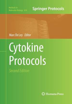 Cytokine Protocols de Marc De Ley