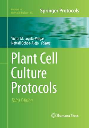 Plant Cell Culture Protocols de Víctor M. Loyola-Vargas