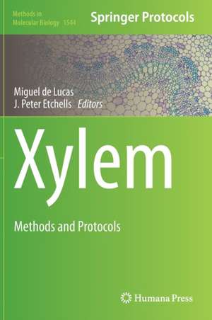 Xylem: Methods and Protocols de Miguel de Lucas