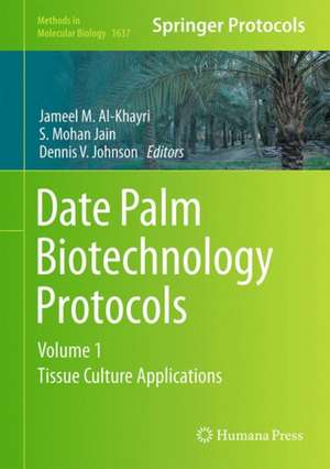 Date Palm Biotechnology Protocols Volume I: Tissue Culture Applications de Jameel M. Al-Khayri