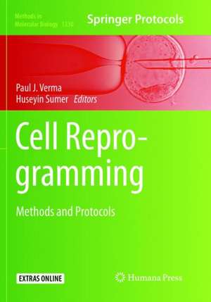Cell Reprogramming: Methods and Protocols de Paul J. Verma
