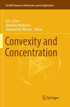 Convexity and Concentration de Eric Carlen