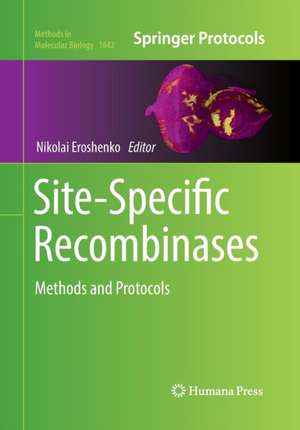 Site-Specific Recombinases: Methods and Protocols de Nikolai Eroshenko