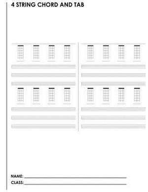 4 String Chord and Tab de Joe Dolan