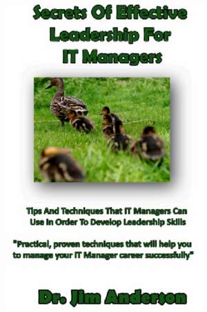 Secrets of Effective Leadership for It Managers de Jim Anderson