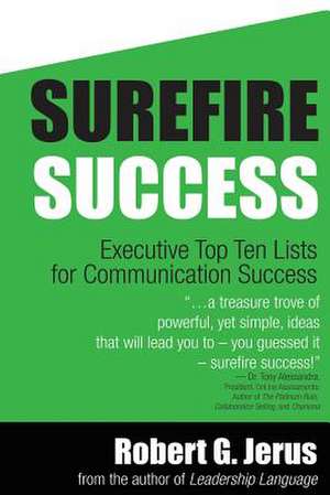 Surefire Success de Robert G. Jerus