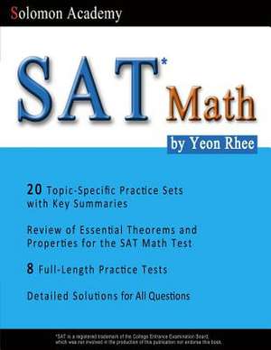 SAT Math de Yeon Rhee