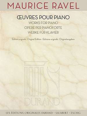 Maurice Ravel - Works for Piano de Maurice Ravel