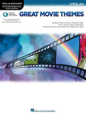 Great Movie Themes - Instrumental Play-Along Book/Online Audio de Hal Leonard Publishing Corporation