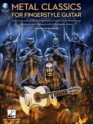 Metal Classics for Fingerstyle Guitar Book/Online Audio